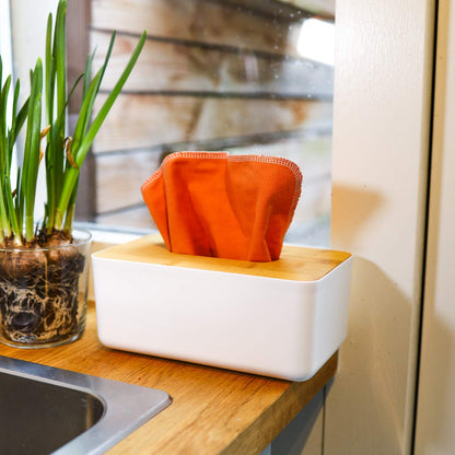 Reusable Paper Towels - Value Pack of 24 Paperless Paper Towels! - 100% Cotton, Super Soft, Absorbent, Washable and Made To Last