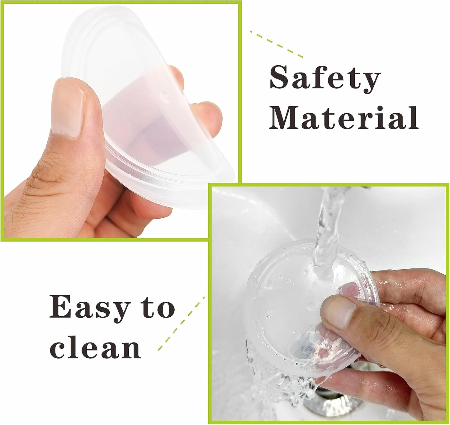 24 Set, Oui Yogurt Jar Lids - Pcs Clear Plastic Replacement Lids