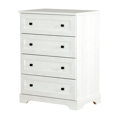 South Shore Hazen 4-Drawer Chest White Pine