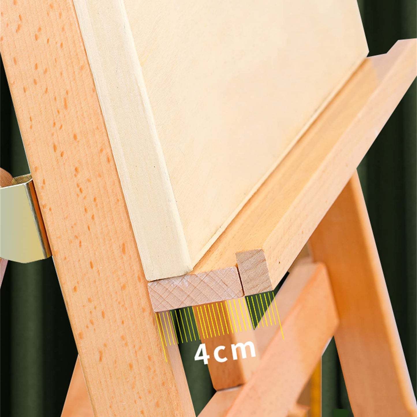 Easel Stand for Artist - Wooden H-Frame Studio Easel with Storage Drawer, Adjustable Height, Sturdy Wood Art Easels for