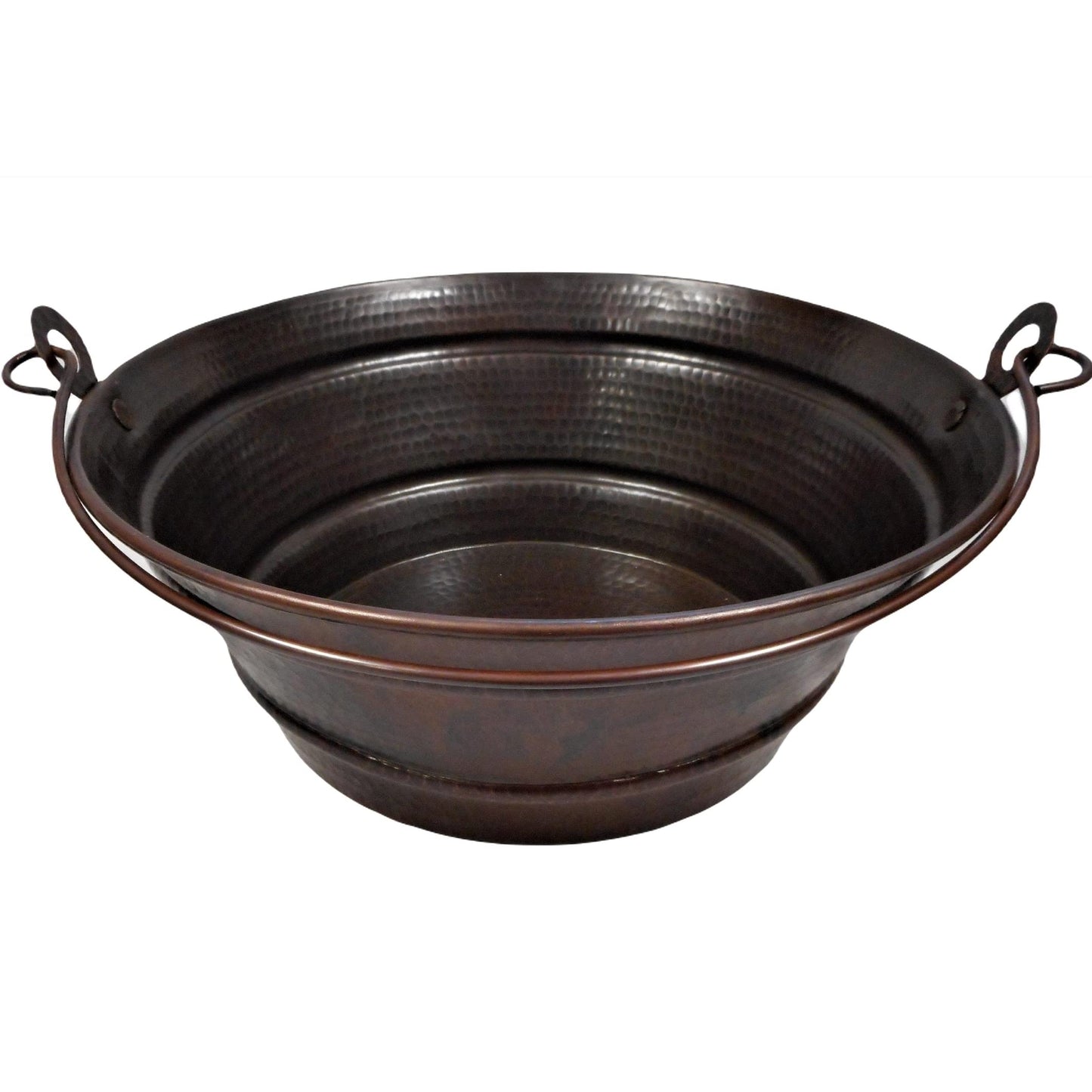 Simply Copper 15" Round Copper Bucket Sink