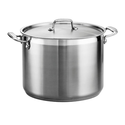 Tramontina Gourmet Stainless Steel 16-Quart Stock Pot with Lid