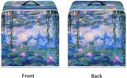 Claude Monet Poster Coffee Maker Cover, Anti Fingerprint Dust Protection for Kitchen Appliances, Stain Resistant