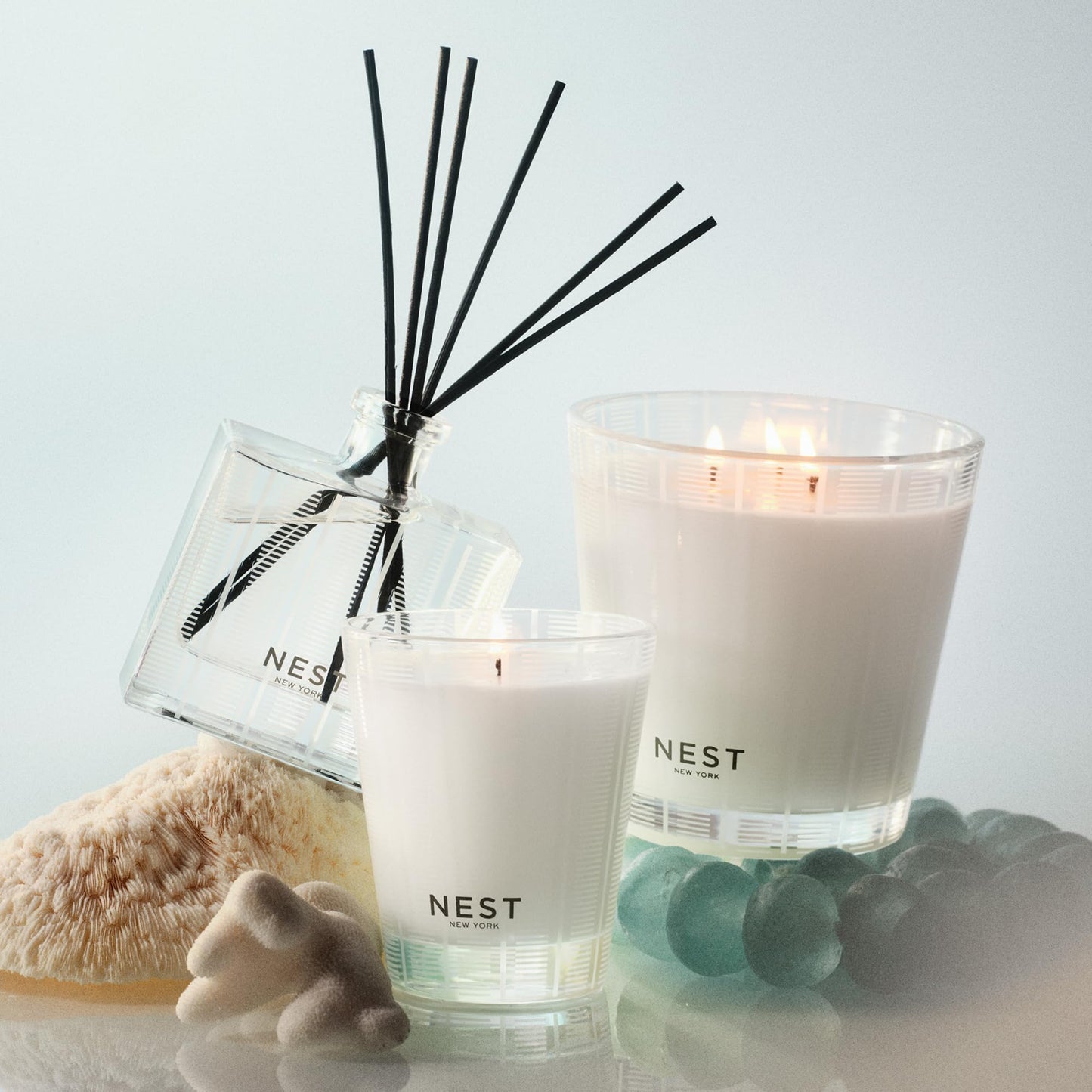 NEST New York Reed Diffuser Liquid Refill, Sicilian Tangerine - 5.9 fl oz - Fragrance for Up to 90 Days - Flame Free