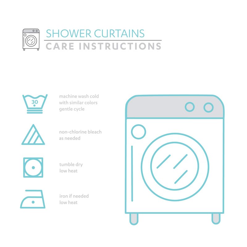 Lush Decor Clara Shower Curtain-Fabric Colorful Boho Paisley Damask Print Design, 72 x 72 Yellow and Brown