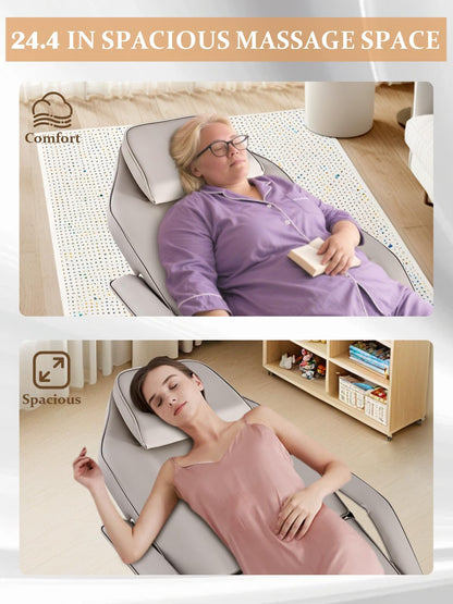 Hicomony Tattoo Chair for Client with Rolling Stool and Wheels, Tattoo Bed Adjustable Beauty Salon Spa Table 360 Swivel Facial Beds for Esthetician Bed