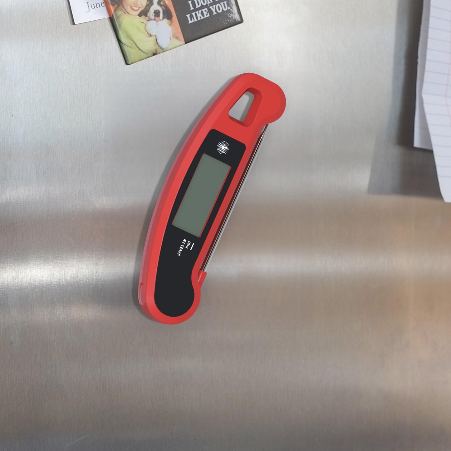 Lavatools Javelin® PRO Classic Ultra-Fast 2-Second Professional Digital Instant Read Meat Thermometer for Grill and Cooking, Auto-Rotating Backlit Display, IP65 Water Resistant, NSF Certified – Wasabi