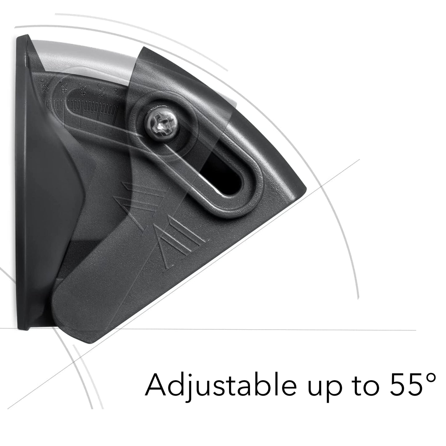 Wasserstein Horizontal Adjustable Mount ONLY Compatible with the Google Nest Doorbell (Wired, 2nd Gen) -(Not for Battery Version)