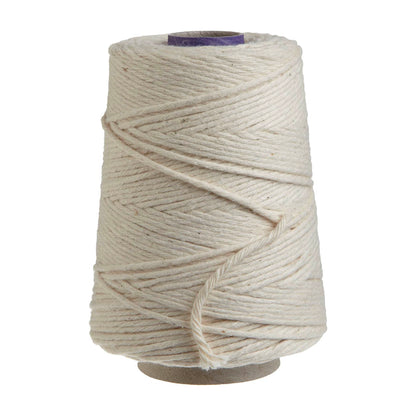 Regency Wraps Butchers Cooking Twine, Heavy Duty, 1200 ft,16 Ply, 2.4mm, Food-Safe Cotton Kitchen String for Turkey Trussing, Meat Prep, Crafting, Natural, Pack of 1