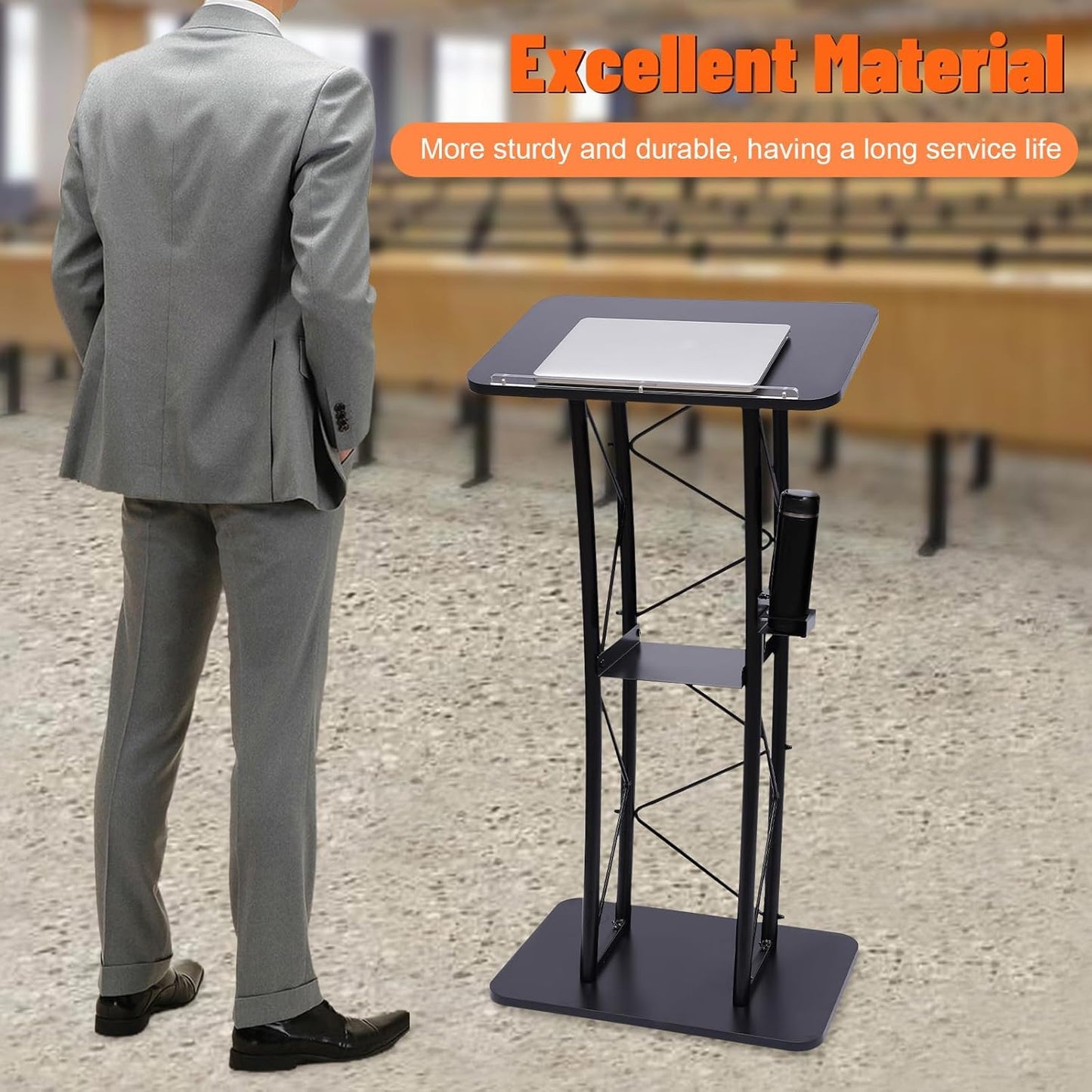 WDZDMYL Curved Podium Suitable for Schools Conference Rooms Stages Churches Classrooms and Various Other Places Indoor Furniture