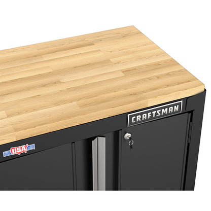 CRAFTSMAN Metal Garage Storage Cabinet, 2 Door Base Cabinet, 26.5 Inch (CMST22603BK)