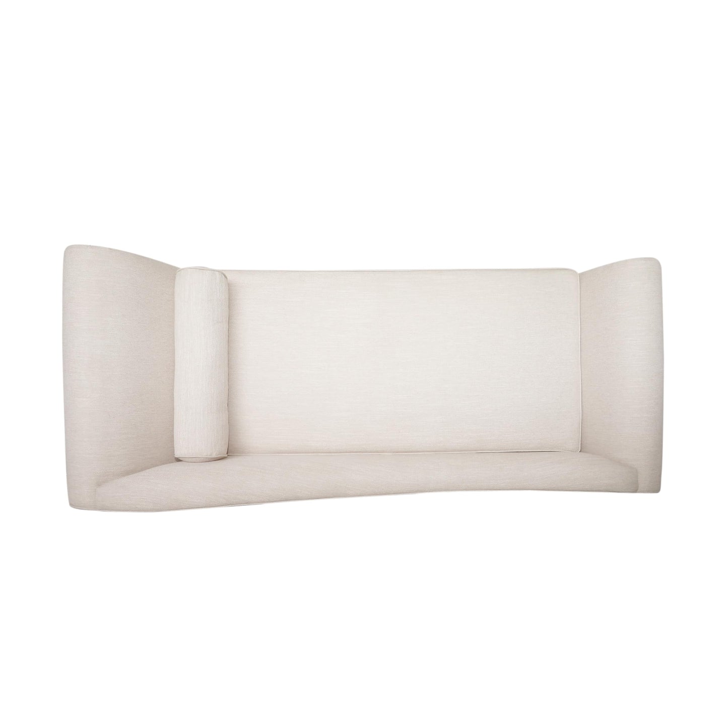 Merax Upholstered Chaise Lounge Accent Chair, Modern Tufted Lounge Sofa with Solid Wood Legs, Indoor Reclining Chair for Living Room Bedroom, Beige