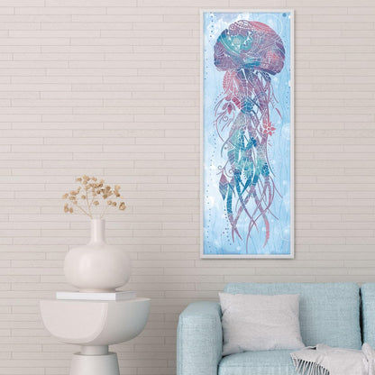 DIAMOND DOTZ Jellyfish Swish Diamond Painting Kits for Adults - Diamond Art Kits a Relaxing Creative Craft Kit with Dotz Gems 30x11