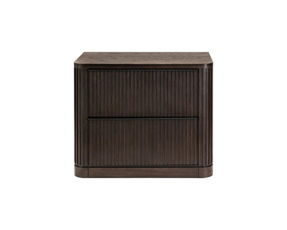 Martin Furniture Wood Lateral File with Legal Letter File Drawer Office Storage Brown