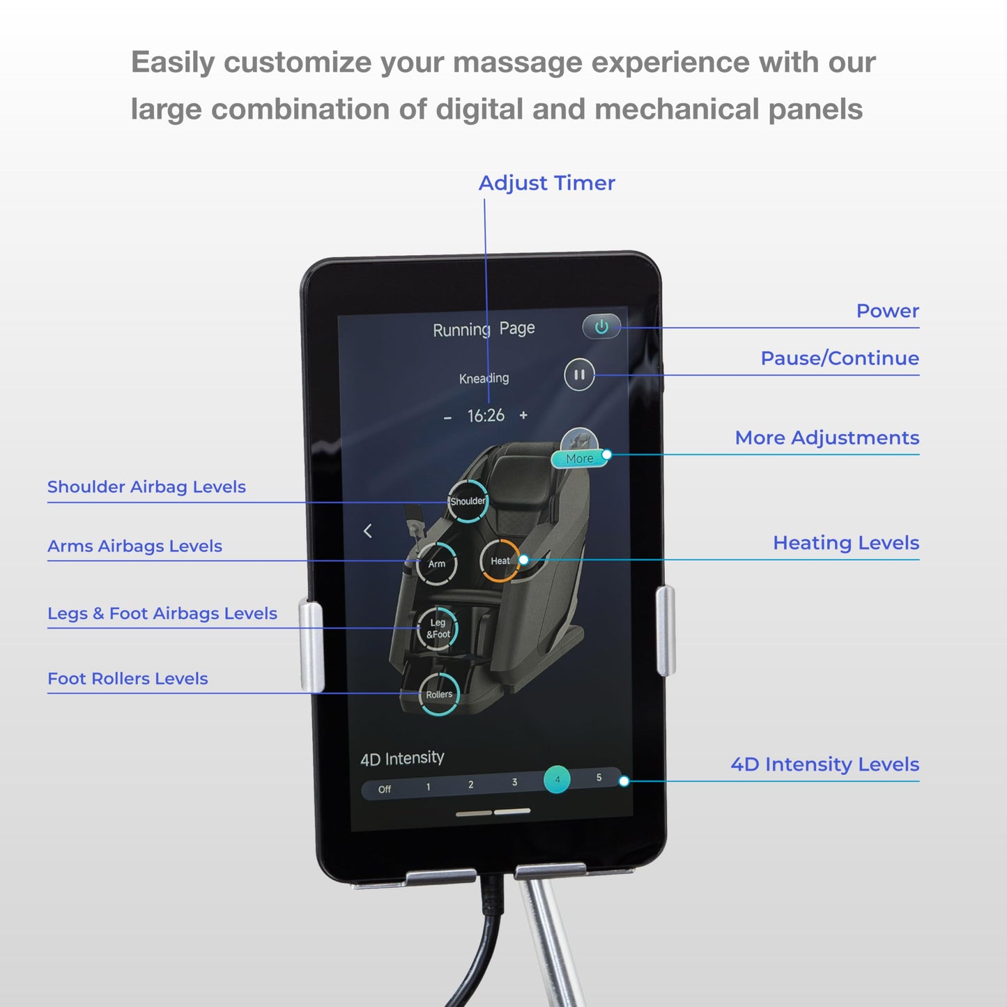 Osaki 2026 4D Ion l Full Body Massage Chair l 4D Massage Mechanism l Voice Control l 24 Auto Massages l SL-Track l Zero Gravity l Space Saving l Touchscreen Controller l Bluetooth Speaker (Brown)