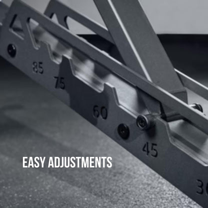 Rep Nighthawk Adjustable Weight Bench | Home Gym Incline Decline Flat Workout Bench | Heavy Duty Fitness and Strength Training Equipment | Foldable Space Saving Design, Matte Black
