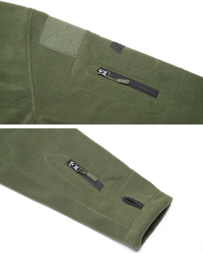 ReFire Gear Men's Warm Military Tactical Sport Fleece Hoodie Jacket