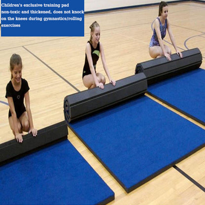 JUNJIEJJJ Non-Deformation Roll-Up Carpeted Gymnastics Mat, Commercial Cheerleading Stunt & Tumbling Mat for Studio, School, Gym & Commercial Use