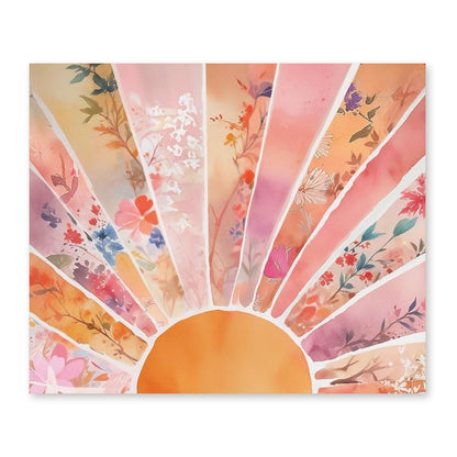 RLTXBUK Boho Abstract Sunshine Diamond Art Kits, Mid Century Modern Floral Sunshine Diamond Painting Art Kits for Adults Kids Beginners, Boho Home Room Decor 9.8x11.8 Inch