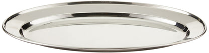 Winco Serving Platter, Oval, 14" x 8-3/4", S/S