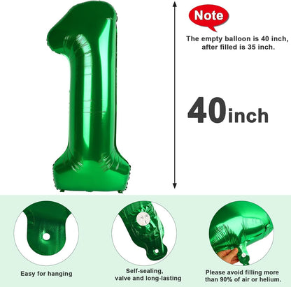 Big 40-Inch Dark Green Number 23 Balloon by [Brand Name] | Perfect for 23rd Birthday & Graduation Celebrations
