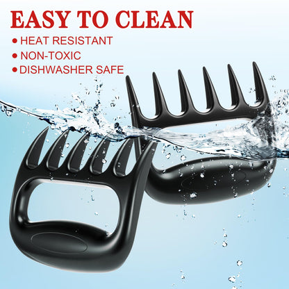 Ferrochef 16 PCS Meat Shredder Claws 8 Pack BBQ Smoker Accessories Grilling Gifts Heavy Duty Chicken Shredding Tool Accessories for White Elephant for Father Men