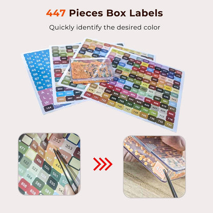 15 Pcs Diamond Art Storage Containers,Diamond Painting Sliding Trays ,Stackable Diamond Trays , 2-in-1 Art Carft Storage Box Set Line-Up for Diamond Accessories ,Bead and Jewelry (Transparent/15Pcs)