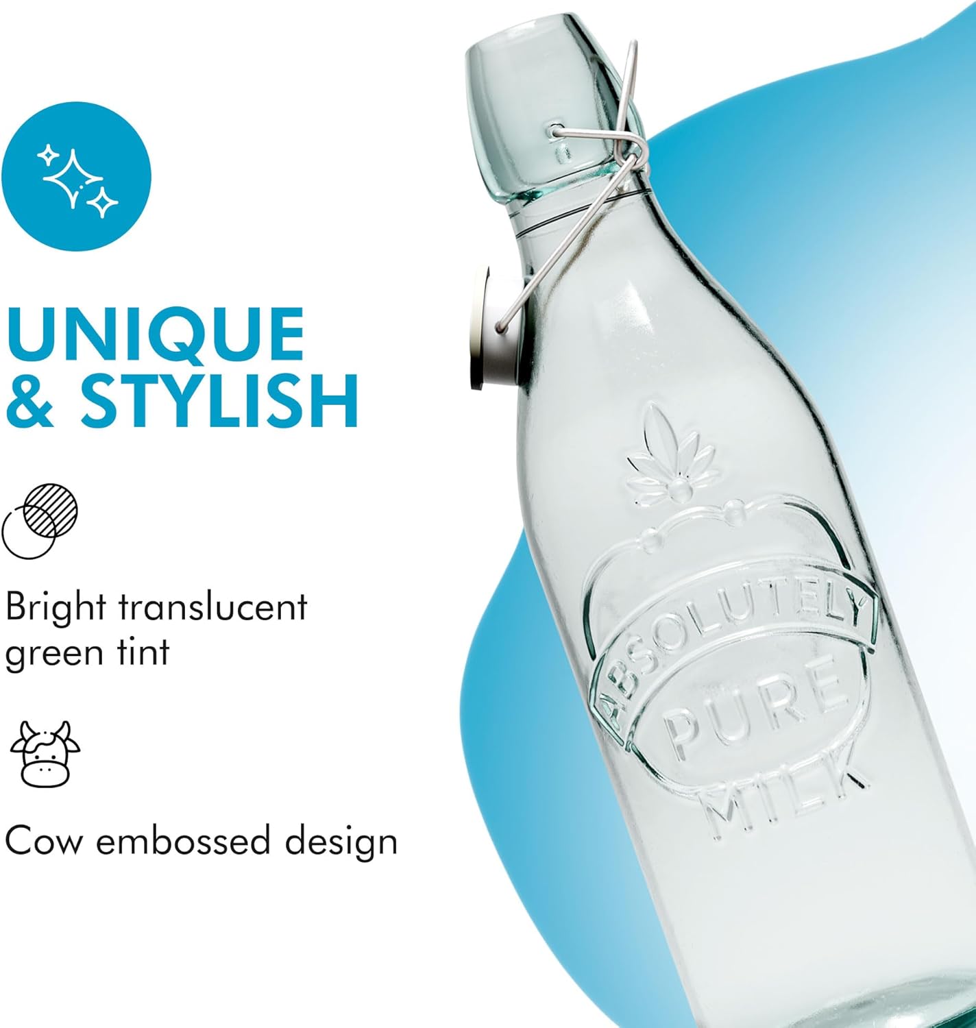 34 oz Amici Hermetic Milk Bottle