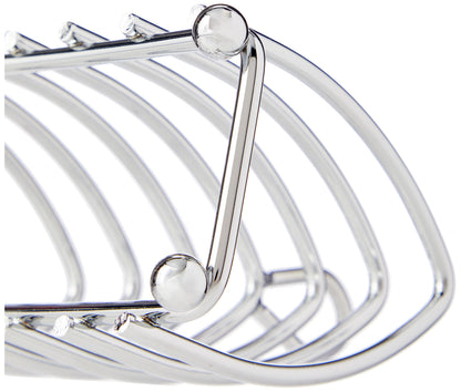 KitchenCraft KCTOAST 6 Slice Toast Rack with Chrome Plated Finish, Metal, 16 x 15 x 7 cm