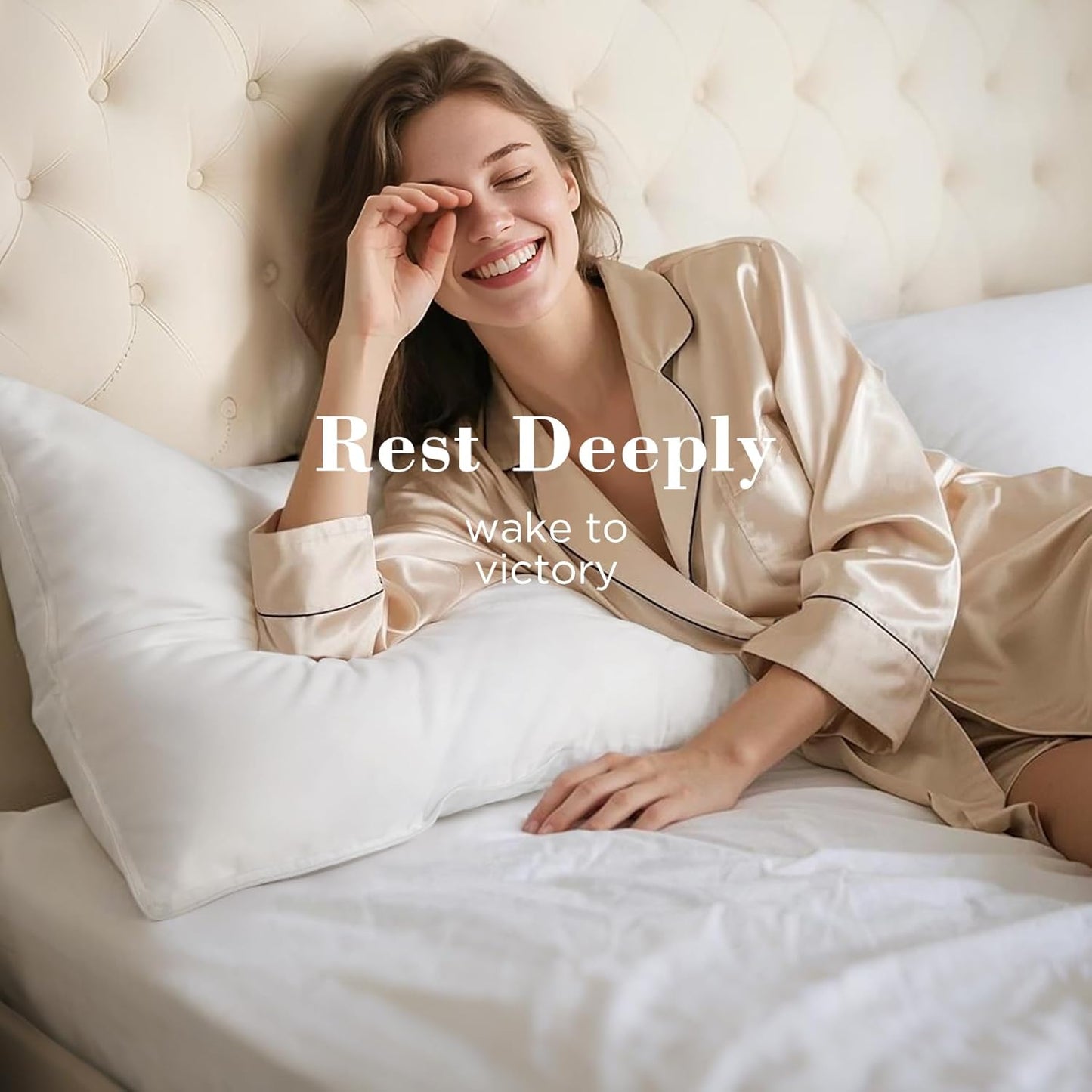 Viewstar King Size Bed Pillows - Soft Down Alternative for All Sleep Positions | Hotel Collection, White, Set of 2