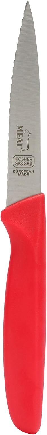 Kitchen Knife 3-Piece Set - 4 inches, Steak and Vegetable Knife with Razor Sharp Pointed Tip