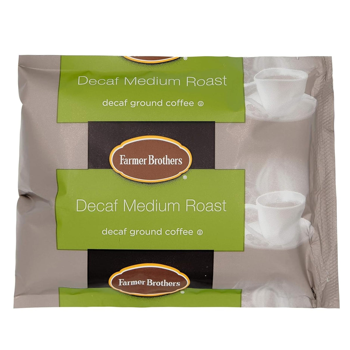 Farmer Brothers Coffee - Ground Medium Roast Decaf 2 Oz Portion Packs (Bulk 40 Pack - $1.38 cost per pack)