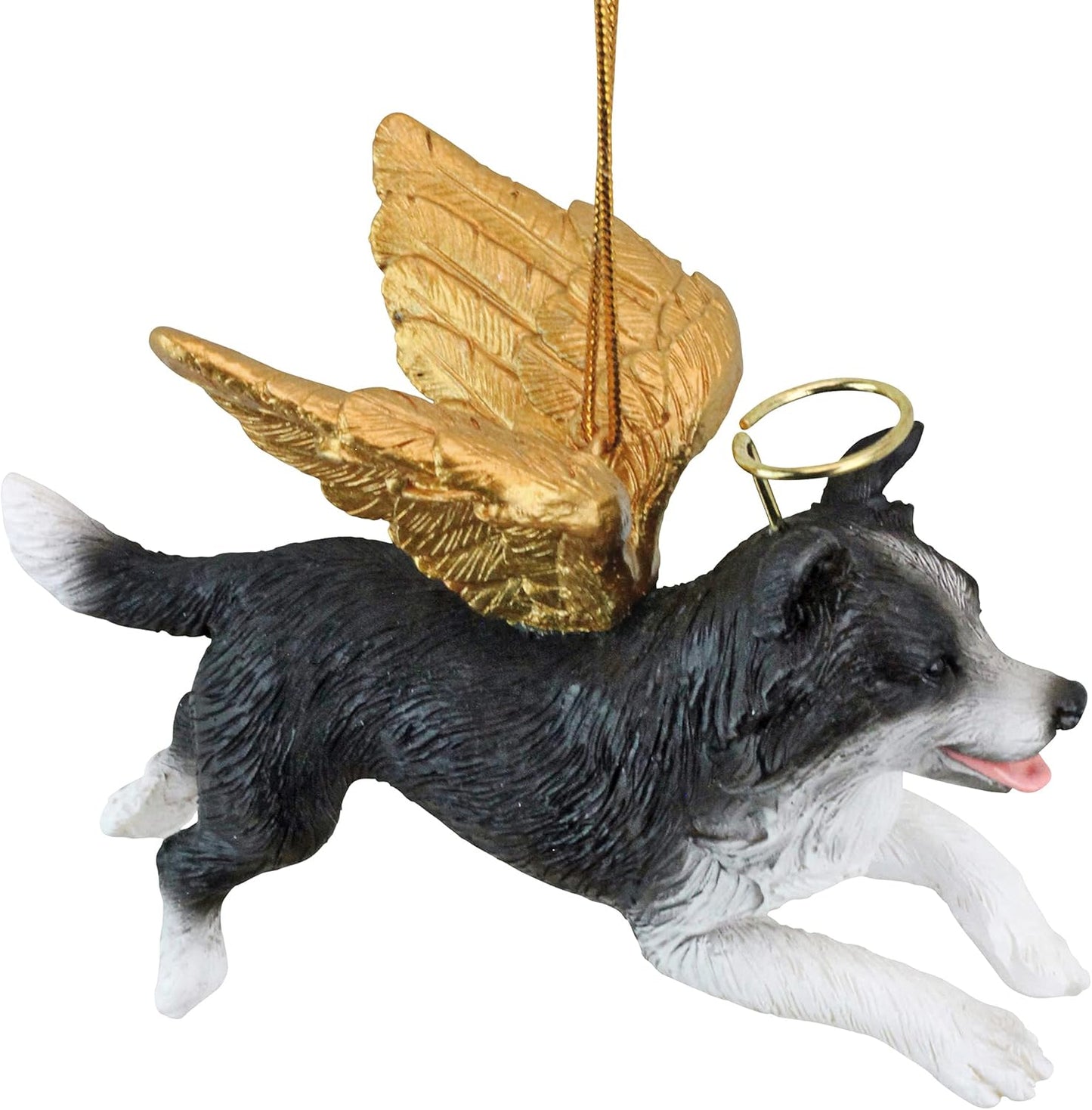 ANGEL BORDER COLLIE ORNAMENT