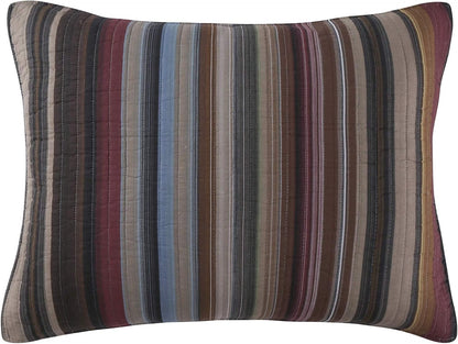 Greenland Home Durango 100% Cotton Pillow Sham, King 20x36-inch, Earth