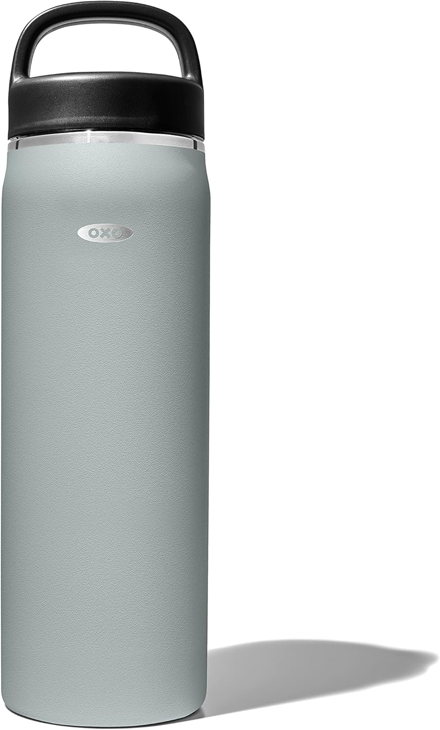 OXO 40 oz Insulated Water Bottle with Handled Lid, Slate