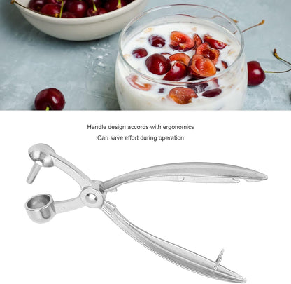 Cherry Pitter Aluminum Alloy Tool, Olive Stone Remover for Kitchen Appliances, Quality Finish Fruit Corer