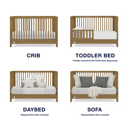 babyGap Wren 4-in-1 Convertible Crib by Delta Children - Greenguard Gold Certified, Acorn