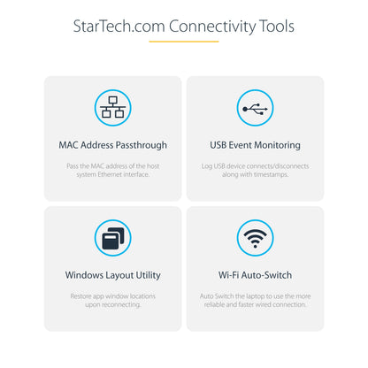 StarTech.com Dual-Laptop USB-C KVM Docking Station, Dual Monitor 4K 60Hz DisplayPort Dock, 5-Port USB Hub, GbE, 90W/45W Power Delivery to Two Laptops, Windows/Mac, 2-Host KVM Dock, TAA