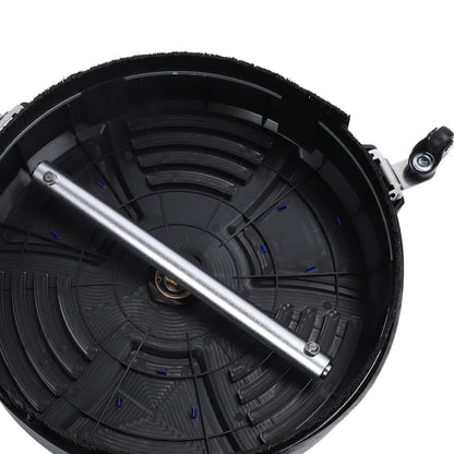 TRELVEX 16 Pressure Washer Surface Cleaner with 3 Wheels 4000psi Max Pressure 1 4 Connector Stainless Steel Driveway Power Washer Attachment for Concrete Patios Walkways Deck and Driveways