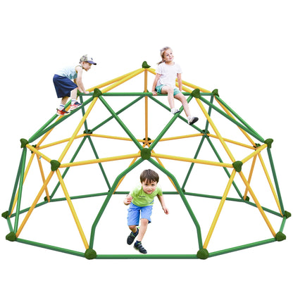 Merax 12FT Climbing Dome, Outdoor Dome Climber for Kids 3-10 Supporting 1000 lbs, Easy Assembly Playground Jungle Gym Backyard Play Equipment (12FT Climbing Dome)