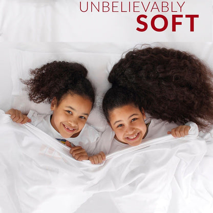 Mellanni Extra Deep California King Sheets - Hotel Luxury, Ultra Soft & Cooling - 4 PC Set in Gray