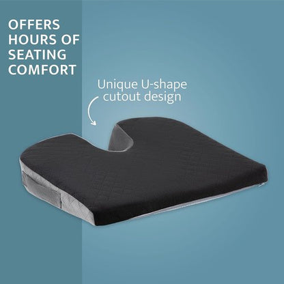 Kölbs Car Seat Cushion - Wedge Cushion for Tailbone Pain Relief | Stylish Jacquard Cover