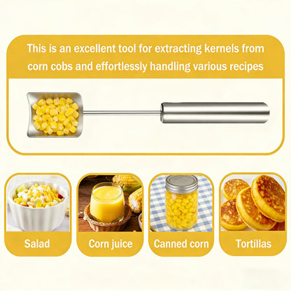 2PCS Corn Peeler, 2026 New Upgrade Corn Cob Peeler Stripper Cutter Remover,Stainless Steel Corn Stripping Tool for Corn on the Cob for Home Kitchen, Restaurant, Picnic