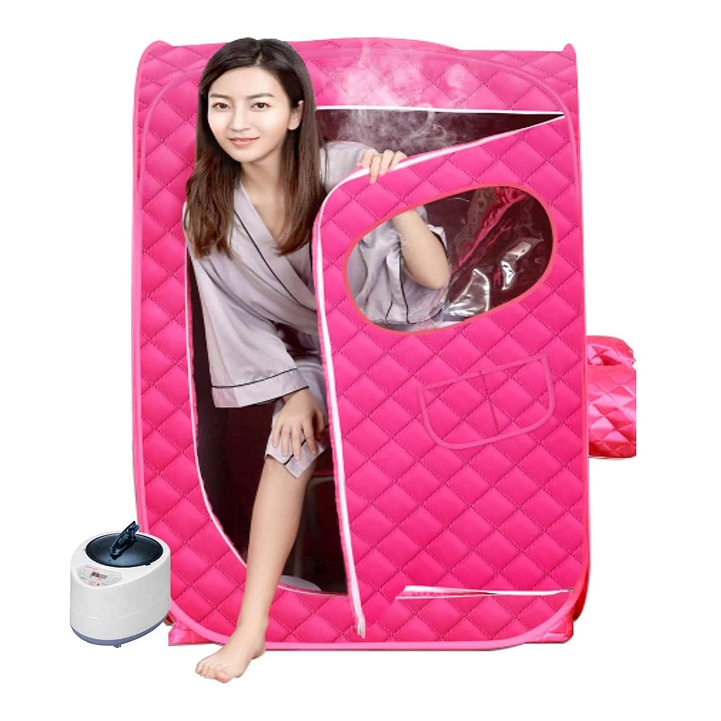 Lightweight Personal Steam Sauna Spa Portable Home Steam Sauna Tent Full Body Sauna Tent Portable with 9 Files Temperature Adjustment