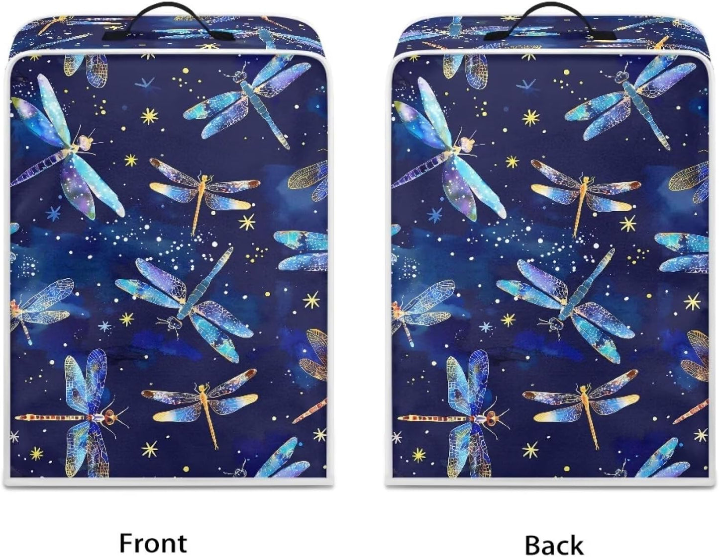 Blue Dragonfly Coffee Maker Cover, Dust Resistant Covers for Small Kitchen Appliance, Soft Covers for Blender