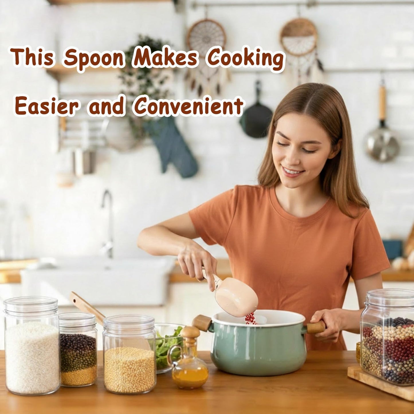 Electronic Measuring Spoon, Weighs 0.1g-800g Precision, Digital Kitchen Spoon Scale, Clear LCD Display, Includes Button Battery, Ideal For Cooking, Baking, Coffee Brewing, Pet Feeding