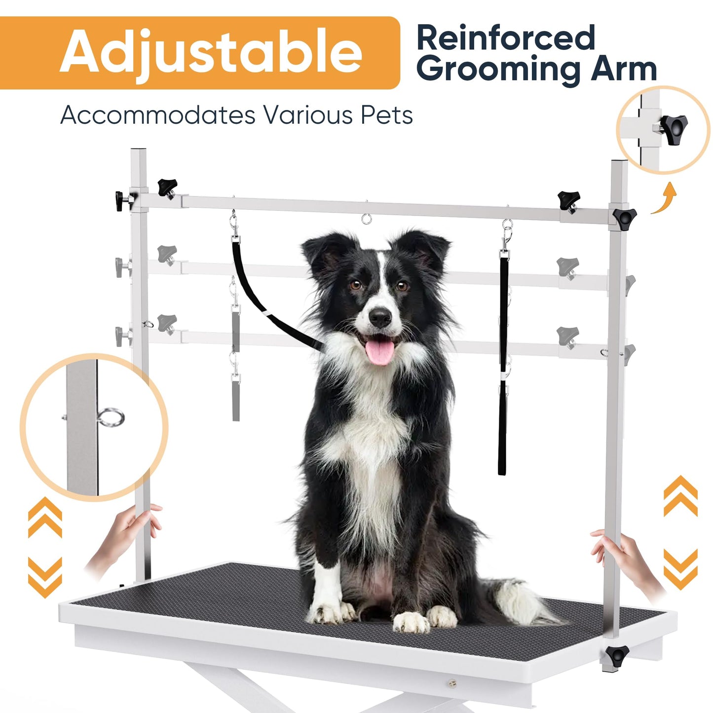 Flying Pig Heavy Duty Super-Low Electric Lift Dog Grooming Table
