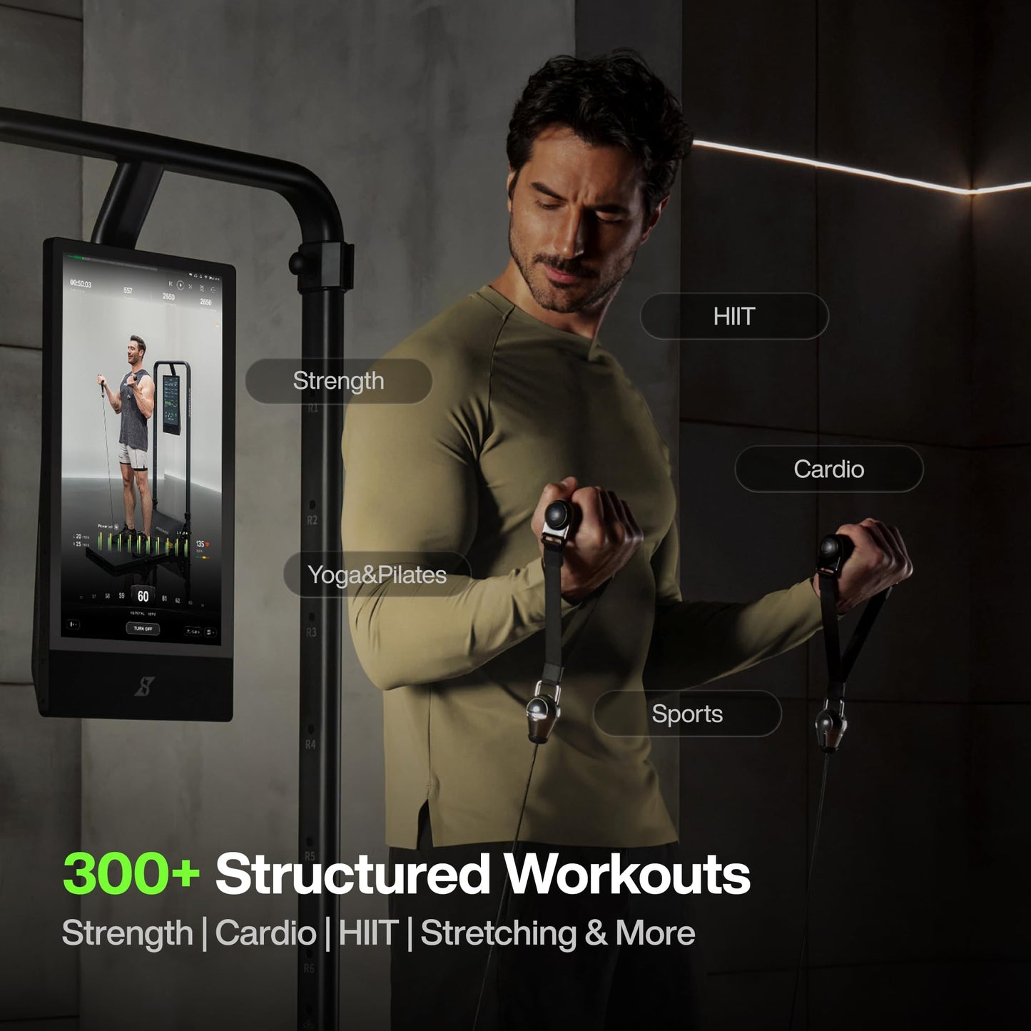 Speediance Smart Home Gym, Multi-Functional Gym Machine for Full Body Strength Training, All-in-one Gym Equipment, Digital Weight System, Workout Station, Squat Rack, Gym Monster 2