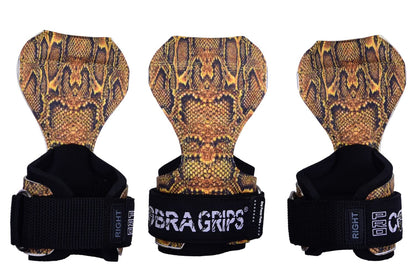 Cobra Grips PRO Weight Lifting Gloves Heavy Duty Straps Alternative Power Lifting Hooks for Deadlifts Adjustable Neoprene Padded Wrist Support Bodybuilding