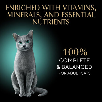 Sheba Perfect Portions Wet Cat Food Cuts in Gravy Variety Pack, Roasted Chicken Entree, with Sustainable Tuna, and Tender Turkey Entree, 2.6 oz. Twin-Pack Trays (36 Count, 72 Servings)